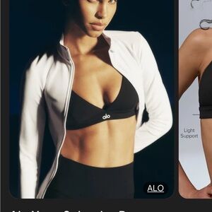 ALO Yoga Classic Black Sports Bra